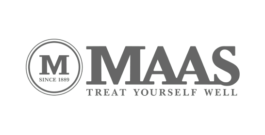 MAAS logo grijstinten